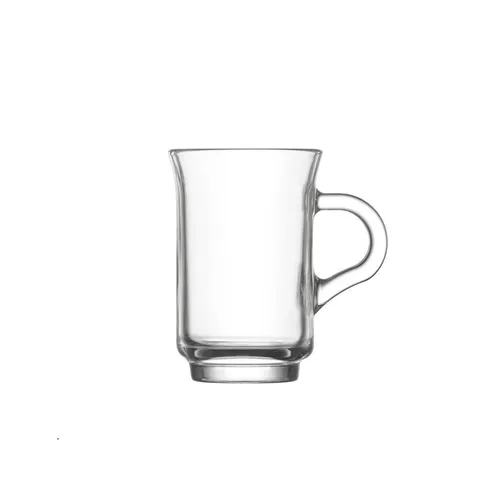 LAV Teeglas Ada 6er-Set mit Henkel 155 ml - klassisch & handlich, 6-tlg., Glas, 6-teilig, 155 ml