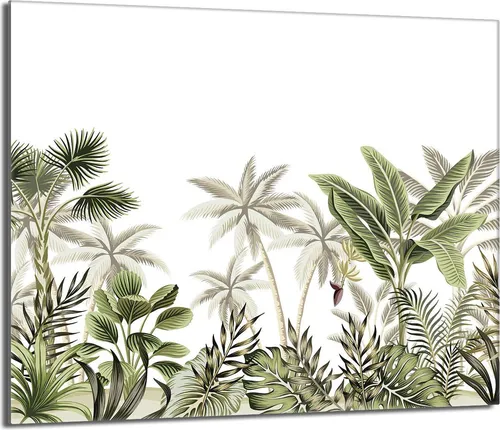 Glas-Herdplattenschutz 60x52 Blätter