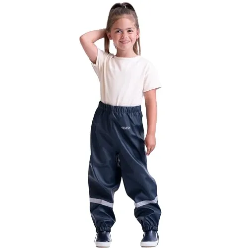 BMS Regenbundhose für Kinder in Marine, Größe 122 - Wasserdichte Regenhose, ideal für nasse Tage und schadstoffgeprüft – perfekt für aktive Jungen.