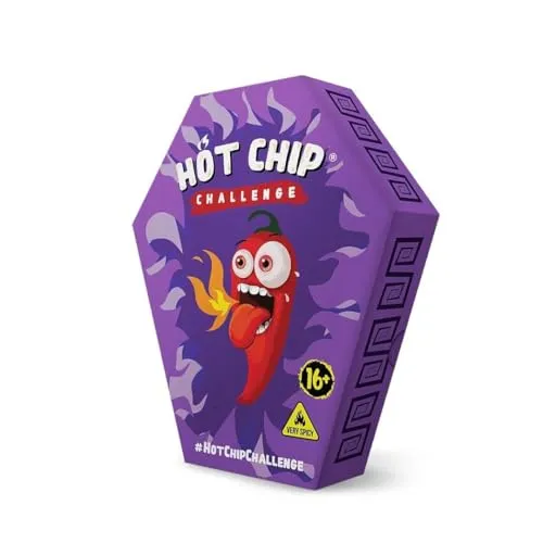 HOT-CHIP Challenge 1 x 2,5 g – Extrem scharfer Chip für Mutige