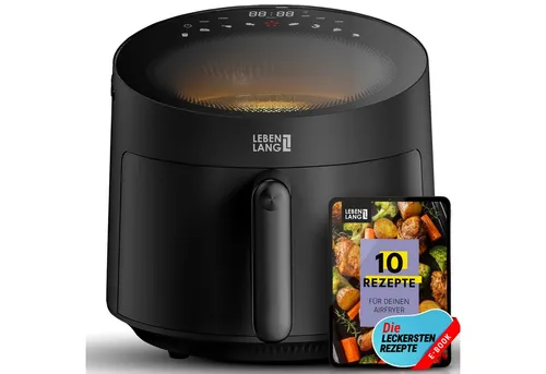 LEBENLANG Heißluftfritteuse 5L