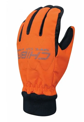 Chiba Safecut X-Trem Arbeitshandschuhe orange/schwarz, Größe 10 - Sichere und bequeme Arbeitshandschuhe mit schnittsicherem Material und robustem Nappaleder. Ideal für anspruchsvolle Einsätze, waschbar bei 30°C.