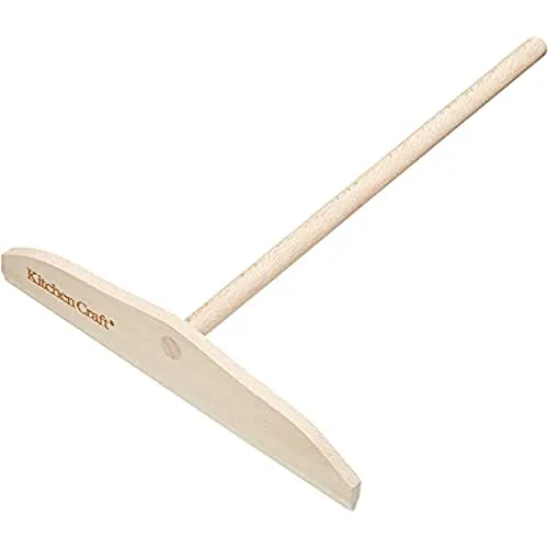 KitchenCraft Pancake/ Crêpe Verteiler aus Holz, Beige, cm, 3.7 x 17.100000000000001 x 24 cm, 1 Einheiten