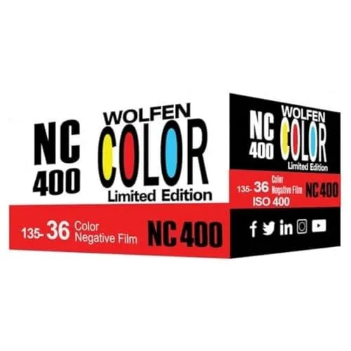 Wolfen NC400 400 ISO 35 mm x 36 exp. Farb-Negativfilm