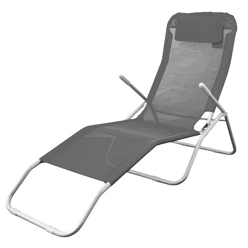 Bäderliege anthrazit Relaxliege