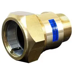 GEBO Messing-Klemmverbinder für Stahlrohr 42.4 - 1 1/4''AG - Motorradreifen-Zubehör: Robuster Messing-Klemmverbinder für eine sichere Verbindung von Stahlrohren, ideal für langlebige Anwendungen.