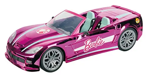 Happy People Ferngesteuertes Barbie Dream Car - 40 cm Rosa - RC-Modelle mit 2,4 GHz Technologie für störungsfreies Fahren, passend für alle Barbie-Puppen und ideal für aufregende Abenteuer!