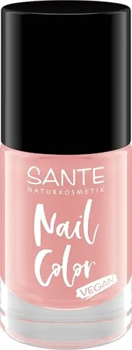 SANTE Naturkosmetik Nagellack - Perfect Peach - 8 ml - vegan, 15-Free - schnelltrocknend - langanhaltend - Finish glänzend - natürliche Inhaltsstoffe