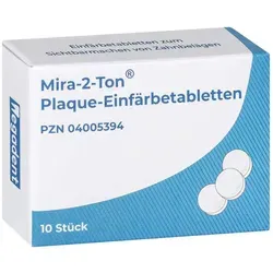 Mira 2 Ton Plaque Einfärbe Tabletten