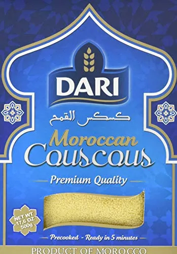 Dari Couscous (aus Marokko, Premium, schnelle Zubereitung) 6er Pack (6 x 500g)