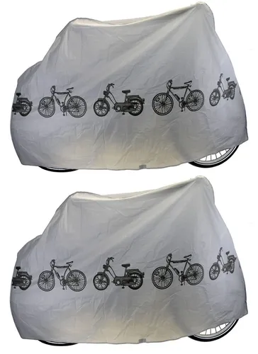 2x Fahrradgarage Abdeckplane Fahrradhaube Wasserdicht Wetterfest 200 x 110 cm