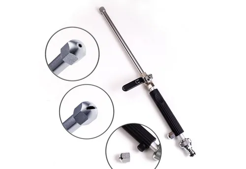 SpiceFlow Multifunktionsbrause HydroJet, Hohlstrahlrohr, 1/2 Zoll, Gardena kompatibel, 1/2 Zoll Gardena Anschluss Multifunktional und 2-fach verstellbar