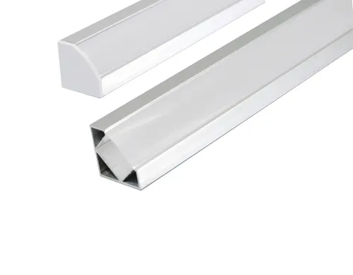 Eckprofil Alu Schiene Winkelprofil Aluprofil Aluminium Eckleiste f LED Strip 1m