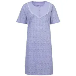 zeitlos Nachthemd Nachthemd Kurzarm - Mille Fleur Spitze lila M