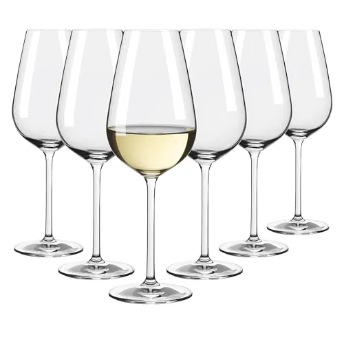 RITZENHOFF Weißweinglas Glanzlicht 300 ml - 6er Set - Weißweingläser- Elegantes 6er Set aus Kristallglas, ideal für stilvolle Abende und Dinnerpartys. Made in Germany, spülmaschinengeeignet und mit hoher Brillanz.