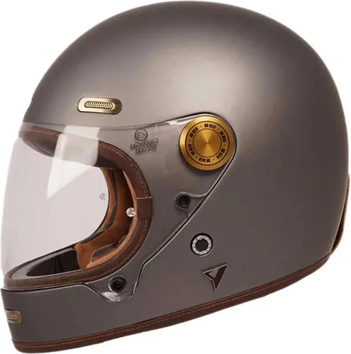 By City Roadster III Matt Gray Helm (M) - Fiberglas, Bluetooth-fähig - Hochwertiger Integralhelm aus Glasfaser mit herausnehmbarem Innenfutter für optimalen Komfort. Bluetooth-fähig und inklusive Zubehör wie Antibeschlagfolie und Tragetasche – ideal für den modernen Motorradfahrer.