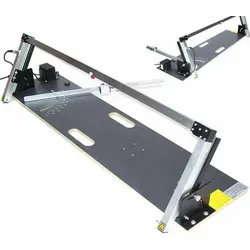 Styroporschneider 1200mm - Heißdrahtschneidegerät für präzise Schnitte - Werkzeugsets für Styropor und Dämmplatten, schnelle Schneidebereitschaft in 1-2 Sekunden und präzise Ergebnisse durch kugelgelagerte Führungsschiene.