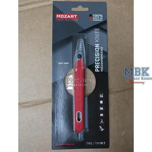 MOZART MZ-P1T Präzisionsschnitt Messer/Bastelmesser, groß