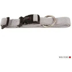 Wolters Hunde-Halsband Professional Halsband grau|silberfarben Gr.L | 2 cm x 40 cm - 55 cm