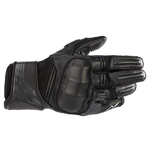 Alpinestars Booster V2 Motorradhandschuhe, kurz, Größe XL, Unisex, für das ganze Jahr, Leder, Schwarz, XL