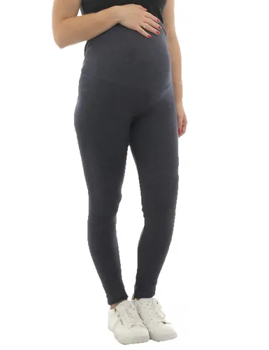 Umstand Leggings Fleece innen Thermo Hose lang Schwanger Bauch Baumwolle
