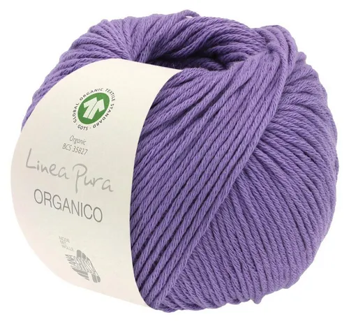 LANA GROSSA Lana Grossa - Organico GOTS 0151 violett Häkelwolle, 90 m