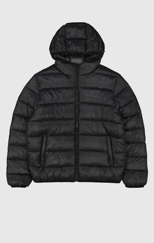 Champion Steppjacke Hooded Jacket schwarz XL (56/58) - Funktionsjacke mit pflegeleichtem Steppmaterial, sportlichem Design und praktischer Kapuze, ideal für aktive Freizeitgestaltungen.