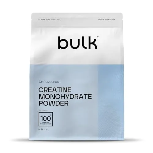 Bulk Creatin Monohydrat Pulver, Geschmacksneutral, 500 g | 147 Portionen, Reines mikronisiertes Kreatin, Vegan & Halal, Ideal für Fitness, Training & Gym, Leicht aufzulösen