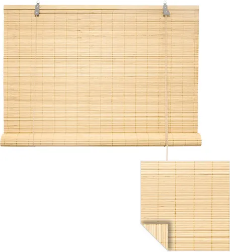 Victoria M. Bambusrollo, 60 x 130 cm, natur pflegeleicht, ideal für Fenster & Türen