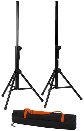 PAST-125SET Lautsprecherboxen-Stativ-Set - Licht & Bühne - Hochwertiges Set mit stabilen Stativen für optimale Klangverteilung bei Events und Partys.