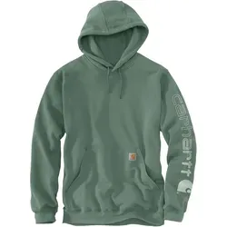 Carhartt Logo Kapuzenpullover - Grün (Gn7) - XXL - Stylischer Carhartt Kapuzenpullover aus hochwertiger Baumwollmischung. Ideal für kalte Tage, bietet er Komfort und Bewegungsfreiheit. Mit praktischen Taschen und verstellbarem Kordelzug für perfekten Sitz.