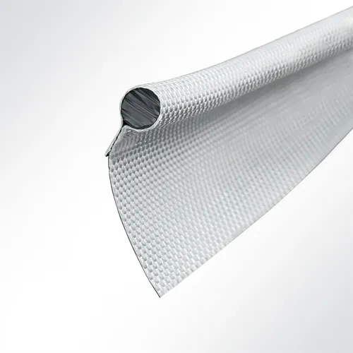 Lysel® Zeltkeder PVC einfahnig 11.50mm - silbergrau 6m - Campingausrüstung für individuelle Projekte: Hochwertiger Zeltkeder aus Polyestergewebe mit PVC-Beschichtung für optimale Stabilität und Anpassungsfähigkeit.