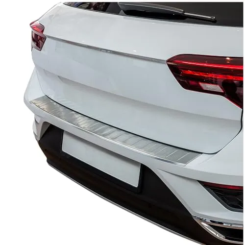 tuning-art Ladekantenschutz BL932 Edelstahl für VW T-Roc A1 2017- - Passgenauer Ladekantenschutz aus hochwertigem Edelstahl, schützt effektiv die Kante beim Beladen und verleiht Ihrem Fahrzeug einen eleganten Look.