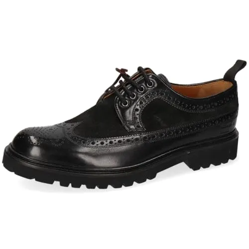 Melvin & Hamilton Derby Schuhe Herren Pierce 27 Schwarz 45