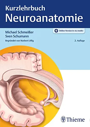 Kurzlehrbuch Neuroanatomie: Plus Online-Version in via medici - Medizinstudium, umfassendes Lehrbuch mit interaktiven Online-Inhalten zur Vertiefung des Neuroanatomie-Wissens.