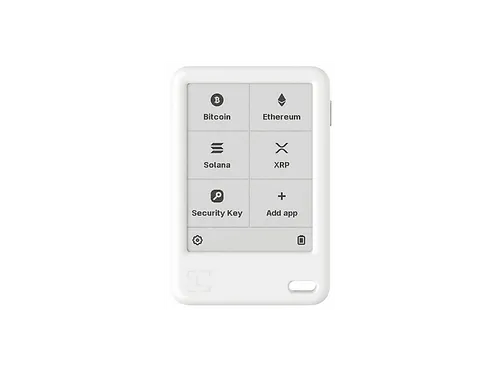 LEDGER SAS Nano Gen5 White + Recovery Key Krypto Wallet - Sichere Kontrolle über digitale Assets mit dem Ledger Nano Gen5. Hochsichere Verbindung zur Ledger Wallet für übersichtliches Management von über 15.000 Krypto-Assets. Kompaktes Design mit kratzfestem Touchscreen für einfache Nutzung.