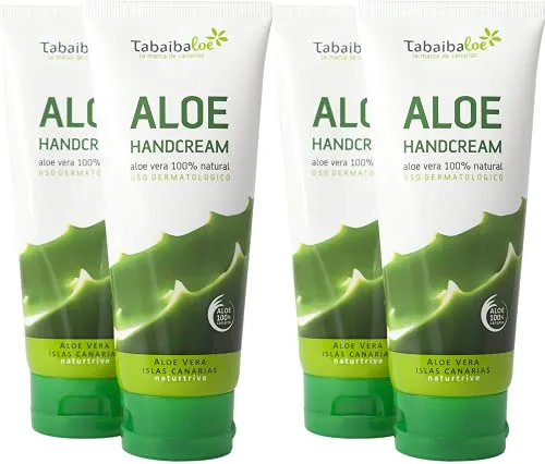 Produktbild Tabaibaloe Aloe Vera Handcreme 100 ml Pack 4 Einheiten