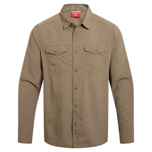 Craghoppers Herren NosiLife Loukkos Langarmshirt Insektenschutz Wander- und Reiseoberteil