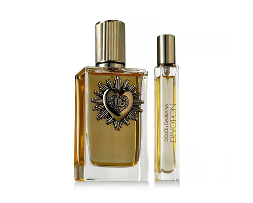 Dolce & Gabbana Set Devotion Male Edp 100ml & 10ml - Entdecken Sie das exklusive Set mit dem Duft Dolce & Gabbana DEVOTION POUR HOMME. Enthält 100 ml und 10 ml Eau de Parfum – ideal für den stilbewussten Mann. Perfekt als Geschenk oder für unterwegs.