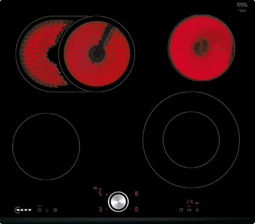Neff T16FTN1L0 - Einbau Elektrokochfeld mit Bräterzone, Boostfunktion für schnelles Kochen und 17 Kochstufen für perfekte Ergebnisse