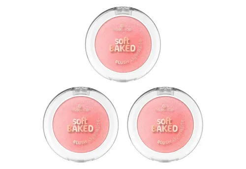 Essence Rouge SOFT BAKED BLUSH, 3-tlg., für einen soften, strahlenden Glow