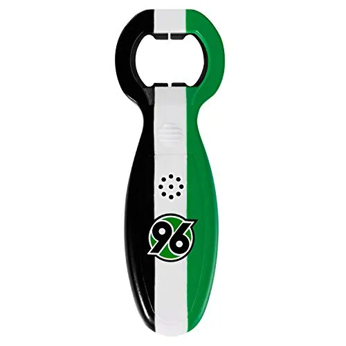 H96 Hannover 96 Flaschenöffner „Logo schwarz-Weiss-grün Sound