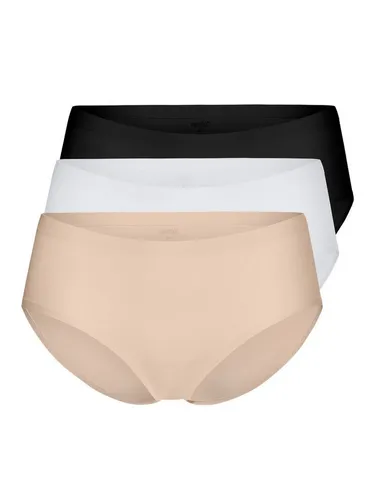 Yenita® Slip Nahtlose Hüftslips (3-St) aus Microfaser