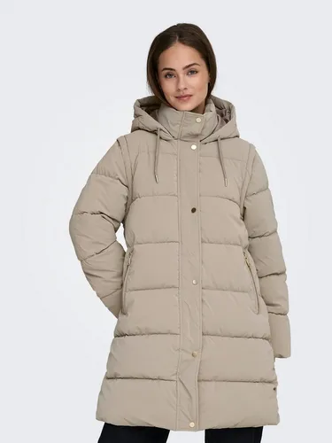 ONLY Steppmantel ONLDIXIE LIFE 2IN1 PUFFER COAT CC OTW beige S (36) - Funktionsjacke mit 2-in-1-Funktion, pflegeleicht und ideal für modische Outfits in der kalten Jahreszeit.