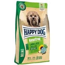 Happy Dog NaturCroq Mini Lamm & Reis | 4kg für Hunde von Happy Dog