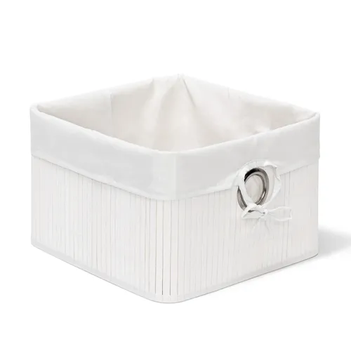 2x Aufbewahrungsbox Faltbox Regalbox Schrankkiste 31 cm waschbar 0,5 kg weiß