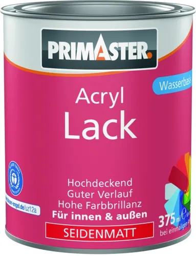 Primaster Acryl Lack nussbraun seidenmatt 375 ml Acryl Lack