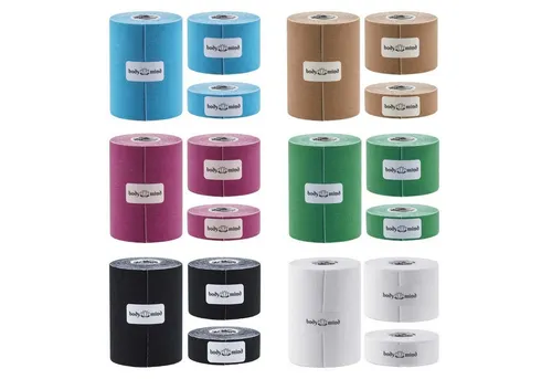 Body & Mind Kinesiologie-Tape BODY & MIND Kinesiologie Tape - Sport Bandage für Muskeln & Gelenke (Kinesiotape, 2,5 cm Breite)