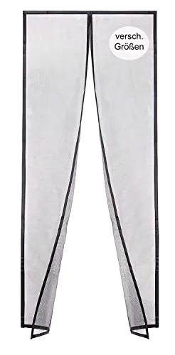 DOOR EASY Fliegengitter Balkontür 150 x 230cm Magnet – Premium Hochleistungs-Gewebe (Reißfester als Fiberglas) – Insektenschutz Tür ohne Bohren – Lückenlos schließender Magnetvorhang Terrassentür