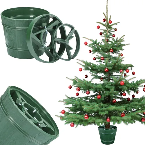 Planet 2 Weihnachtsbaumständer Grün – Stabil und Vielseitig